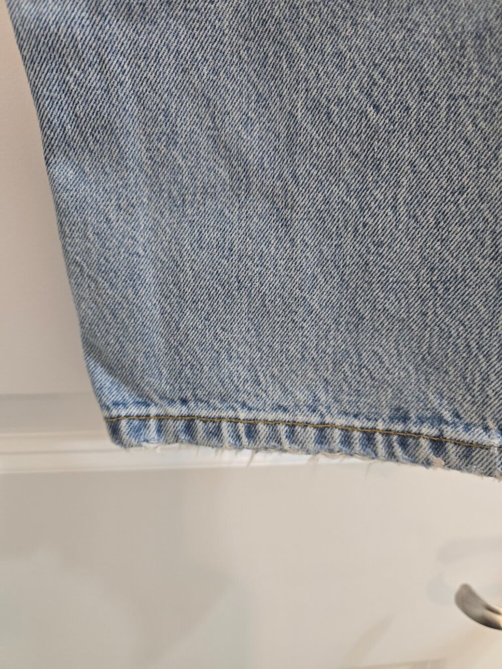 RE/DONE Originals Easy Straight Jeans - 70S Stovepipe - Ripped Tide - Picture 7 of 13